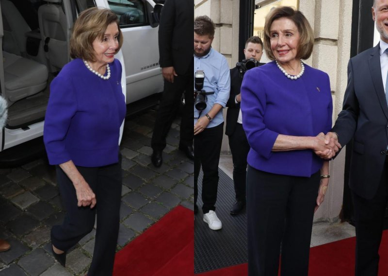Nancy Pelosi plijenila elegancijom na sastanku s Jandrokovićem