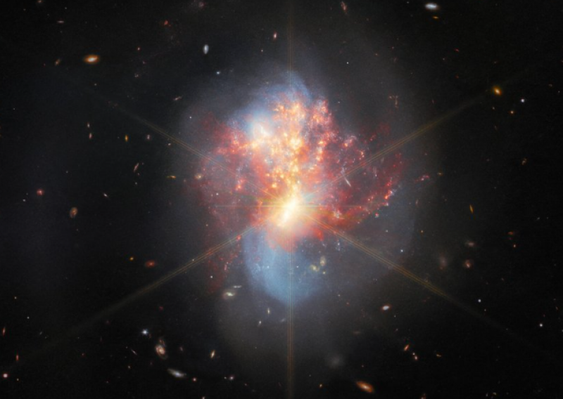 Pogledajte kako dvije galaksije 'plešu', stvaraju nove zvijezde dvadeset puta brže od naše
