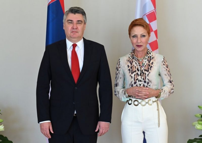 Nova veleposlanica Srbije u Zagrebu Jelena Milić predala vjerodajnice Milanoviću, Twitter je okrutan: Tko je leopardica?