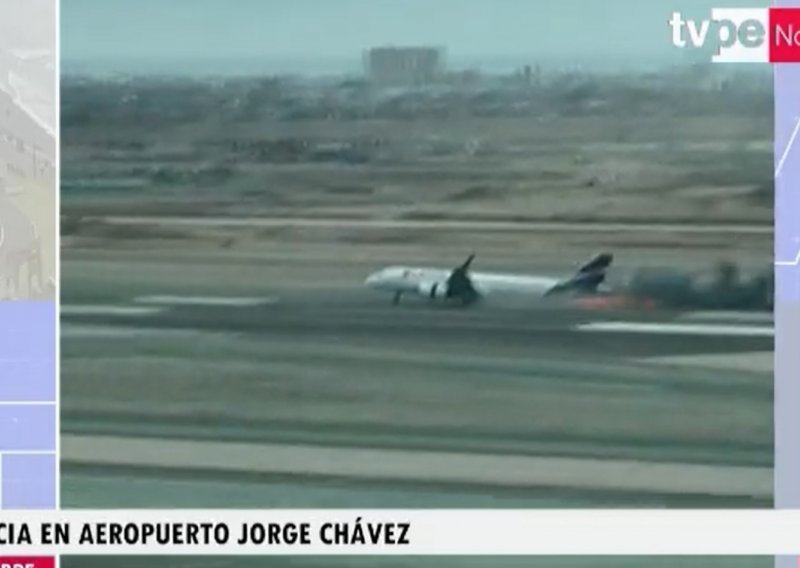 [VIDEO] Putnički zrakoplov sudario se s vozilom na pisti, srećom nema poginulih