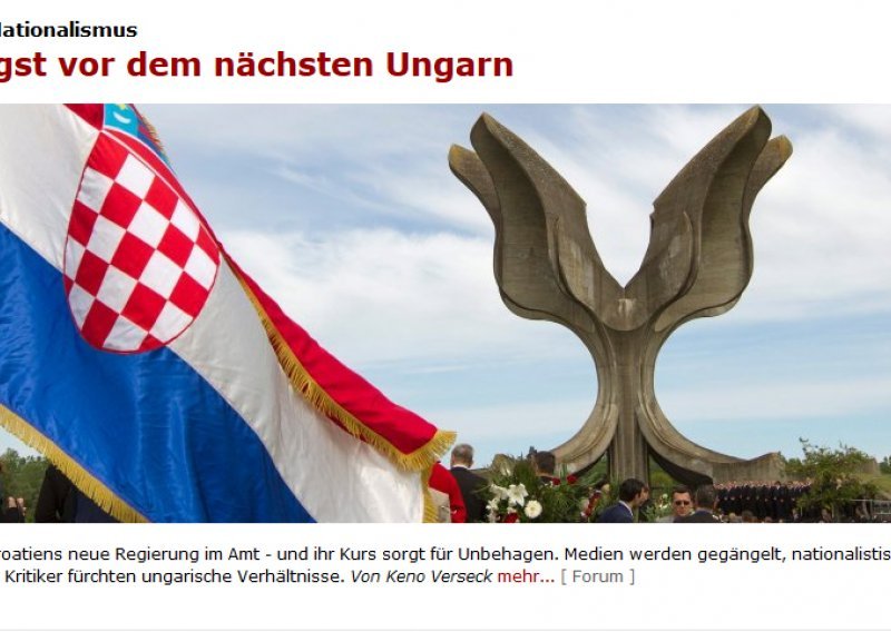 Spiegel raspalio po nacionalizmu nove hrvatske vlade