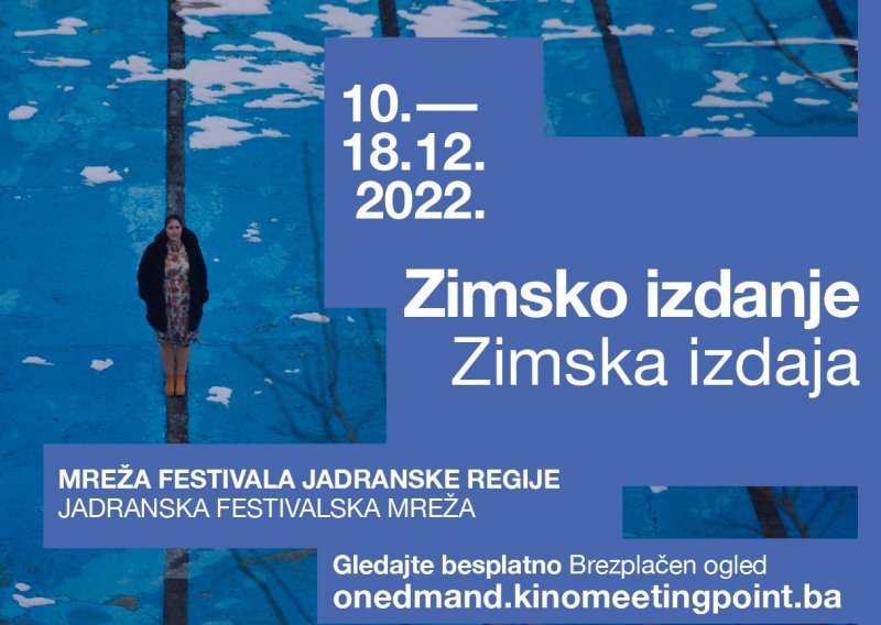 Mreža festivala Jadranske regije donosi prvo Zimsko izdanje, pogledajte sjajne filmove besplatno