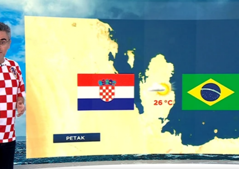 Poznati meterolog Zoran Vakula prognozirao kako će vrijeme biti za dvoboj Hrvatske i Brazila: 'Stabilno, ali napeto!'
