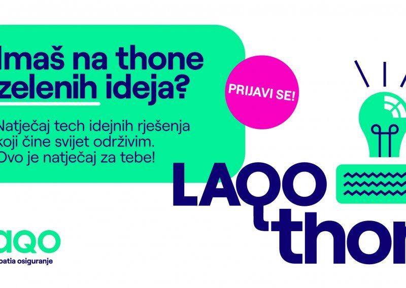LAQO otvorio prijave za LAQOthon: Novčane nagrade za tri najbolje tehnološke ideje na temu održivosti