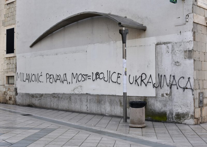 U Splitu osvanuli grafiti protiv Milanovića i Penave
