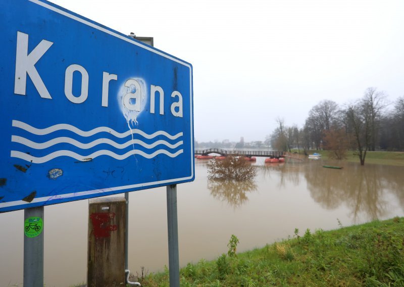 Korana u Karlovcu stagnira, i dalje na snazi izvanredne mjere obrane od poplave