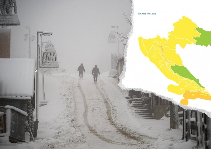 Olujni vjetar, pljuskovi, grmljavina i snijeg: Pogledajte kad i u kojem dijelu zemlje nas čeka najopasnije vrijeme
