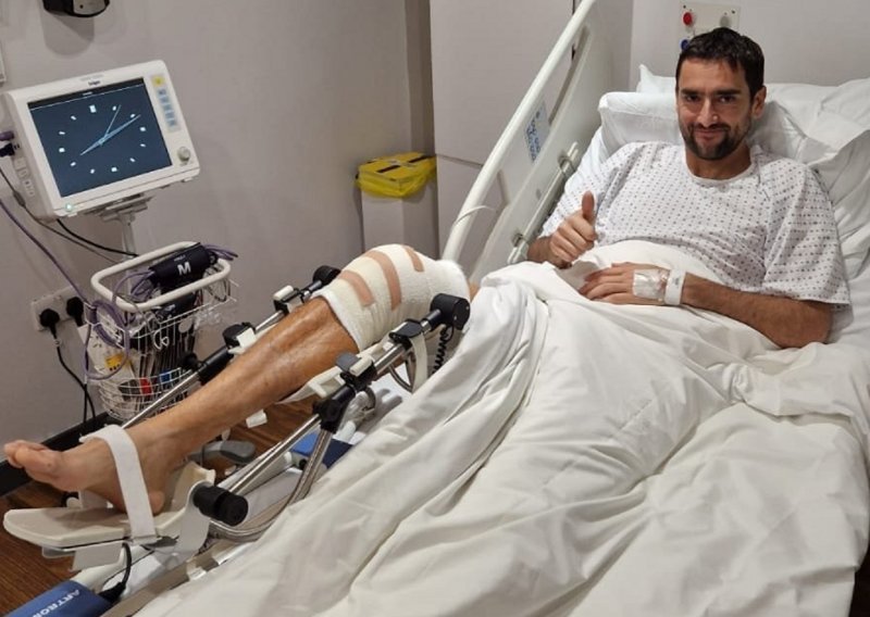 Marin Čilić ovom je fotografijom zabrinuo sve; najbolji se hrvatski tenisač javio iz bolnice...