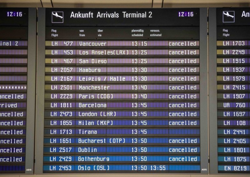 Munechenska zračna luka otkazala sve letove u petak zbog štrajka