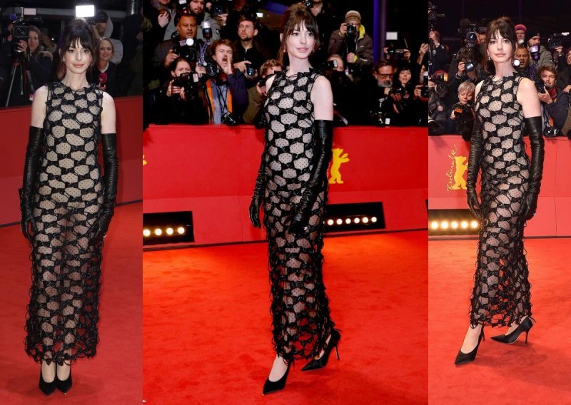 Modna transformacija Anne Hathaway je nevjerojatna, a ova haljina teško da može biti bolja