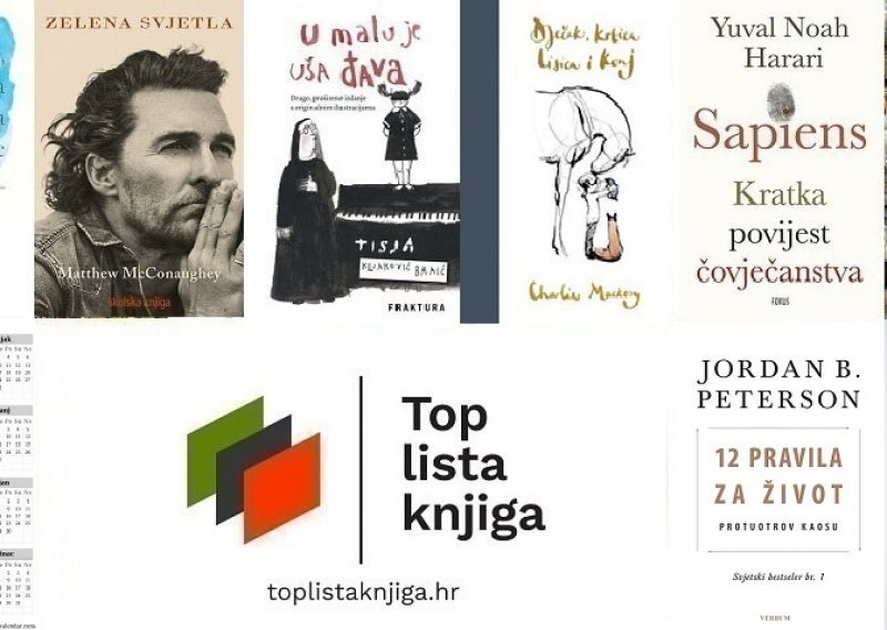 Ovo su najprodavanije knjige u Hrvatskoj prošle godine