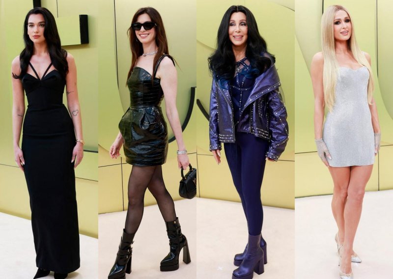 Versace okupio vojsku slavnih na modnom spektaklu; pogledajte njihove stajlinge