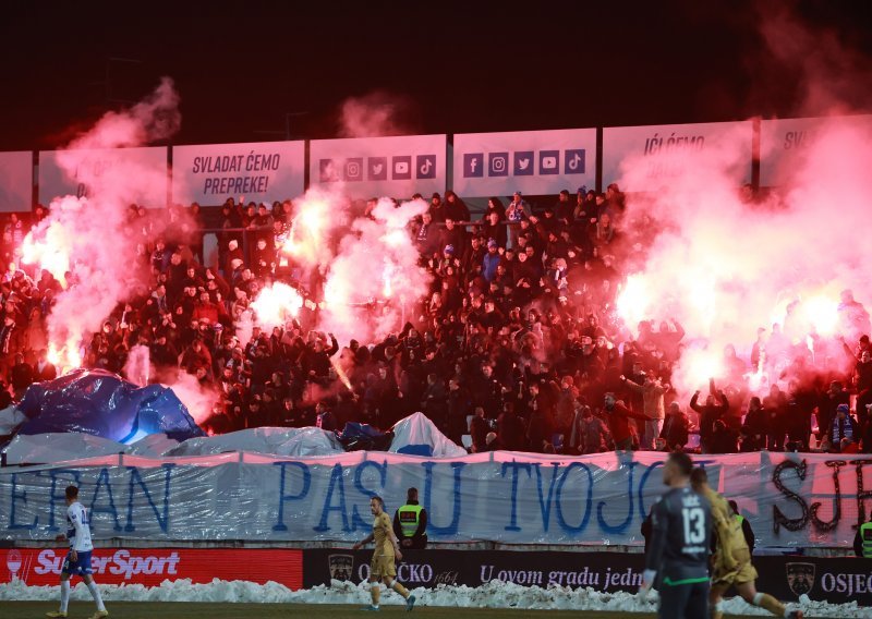 Kažnjeno čak pet klubova iz SuperSport HNL-a; najlošije je prošao Osijek i to zbog velike bakljade!