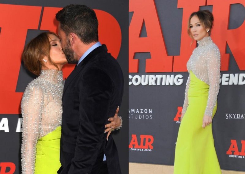 Zanosna Jennifer Lopez u haljini koja slavi obline, a Ben Affleck nije skidao pogled s nje