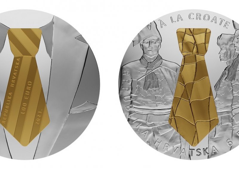 Kultnu kravatu odsad darujemo i u obliku jedinstvene kovanice