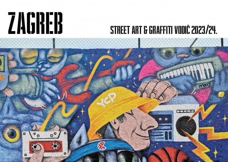 Predstavlja se turistički vodič 'Zagreb Street art & Graffiti guide 2023/24'