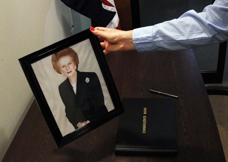 Pokop M. Thatcher 17. travnja uz kraljičinu nazočnost