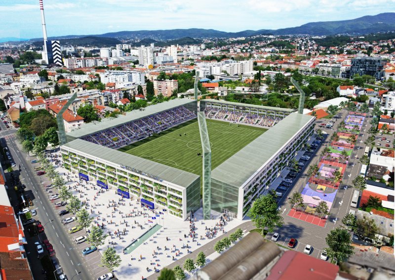 Zagreb za 400 tisuća eura traži izradu projekta za stadion u Kranjčevićevoj