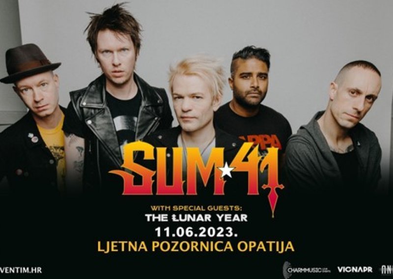 Pop punk Kanađani SUM 41 ove nedjelje na Ljetnoj pozornici u Opatiji