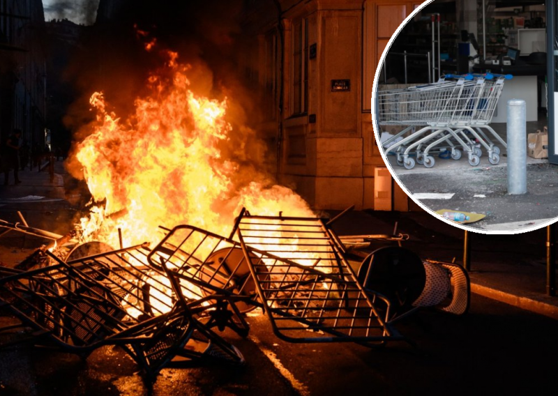 Strašni prizori s prosvjeda u Francuskoj; muškarac umro nakon pada sa supermarketa