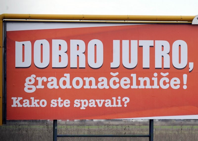 HDZ plakatima Piculi spočitava život u Zagrebu
