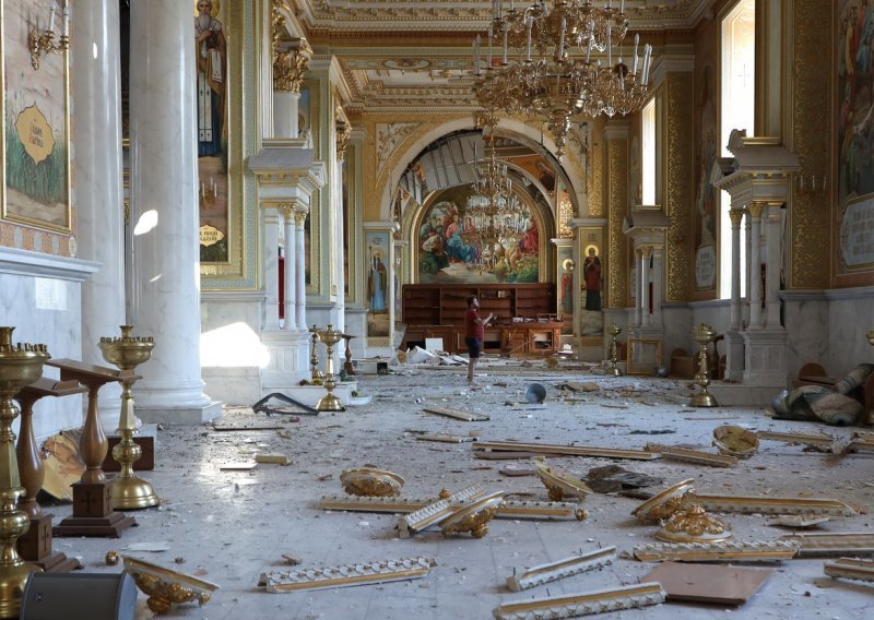 Znamenita katedrala teško oštećena u napadu na Odesu