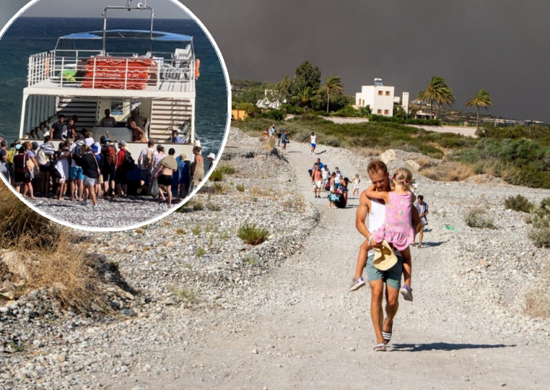 Pakao na Rodosu: Ekstremni uvjeti zbog požara, evakuirano 30.000 ljudi