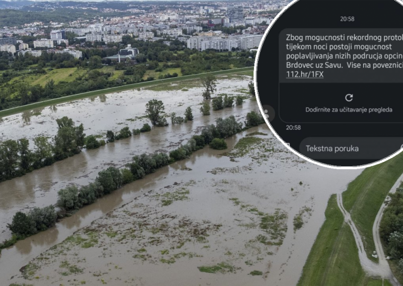 SRUUK poslao prvi SMS upozorenja stanovnicima kojima prijete poplave