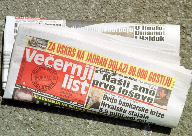 Vecernji List newspaper's reporters to go on strike on Wednesday