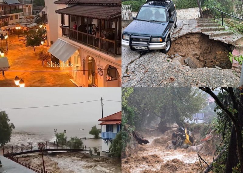 Potop na Balkanu: Grčka, Bugarska i Turska broje mrtve i nestale, gradovi i otoci plivaju