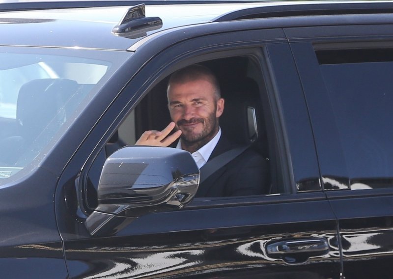 Osunčan i dobro raspoložen: Nakon uživanja u Hrvatskoj, David Beckham uhvaćen u Hollywoodu