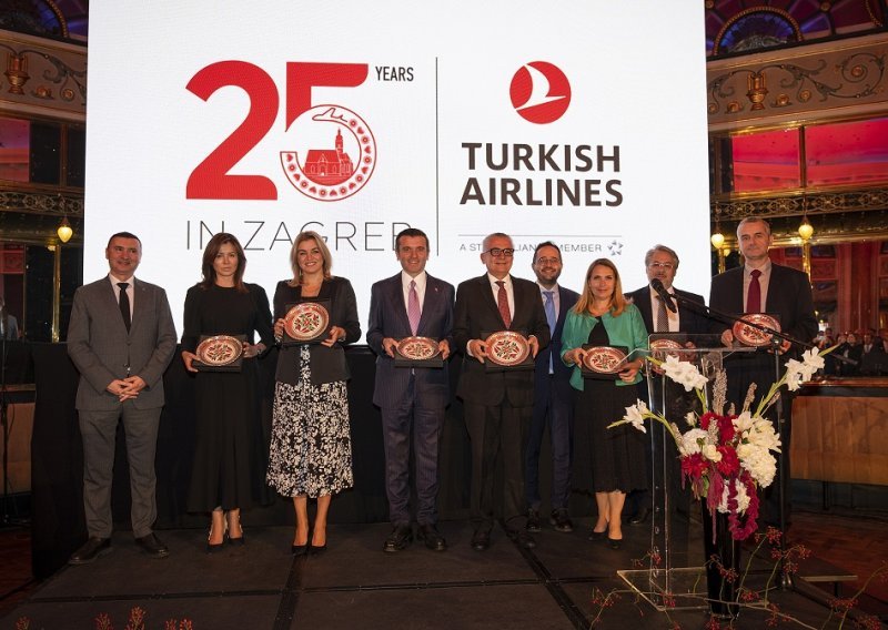 Turkish Airlines svečano proslavio 25 godina letova u Hrvatskoj