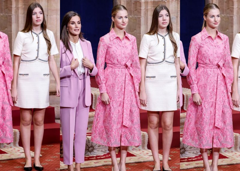 Španjolske princeze oduševile su haljinama, a kraljica Letizia s razlogom je odabrala baš odijelo