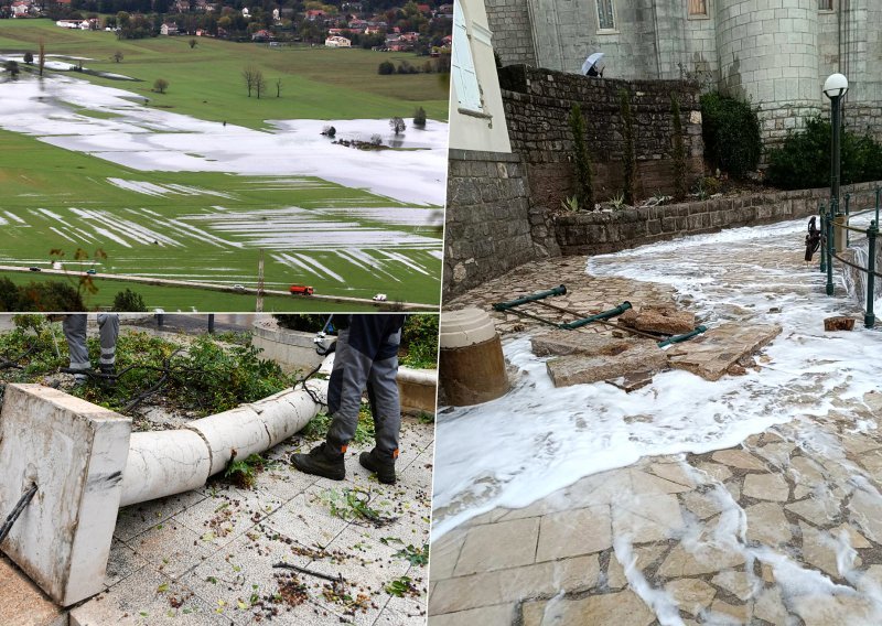 Posljedice oluje: U Opatiji razbijen Lungomare, stradali objekti diljem Jadrana