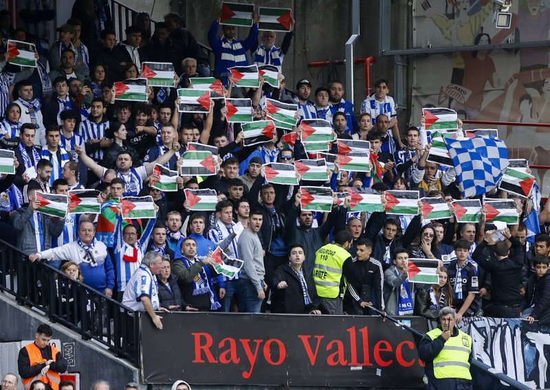 Navijači Rayo Vallecana na stadionu će imati palestinske zastave unatoč zabrani