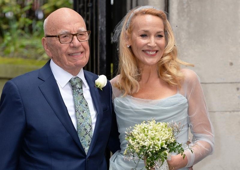Mogul Rupert Murdoch vjenčao se s Jerry Hall