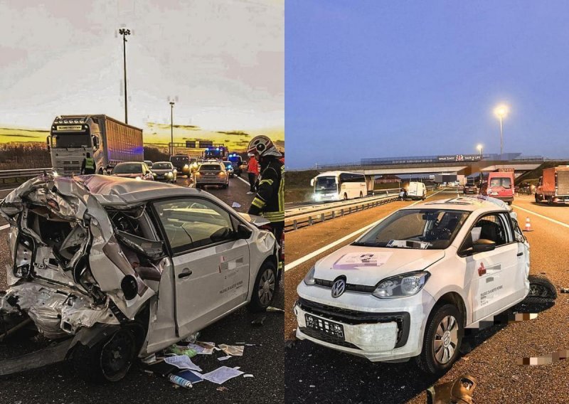 Vatrogasci objavili fotografije prometne nesreće na A1, pogledajte što je ostalo od auta