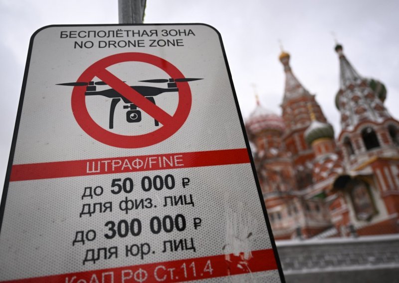 Rusija oborila dva ukrajinska drona kod Moskve i Sankt Peterburga