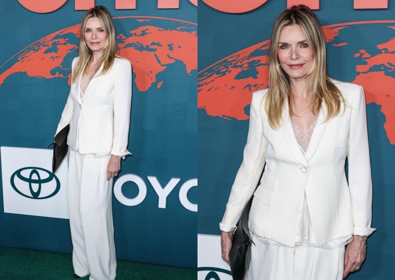 Kao u kultnom filmu: Zanosna Michelle Pfeiffer zablistala u bijelom odijelu
