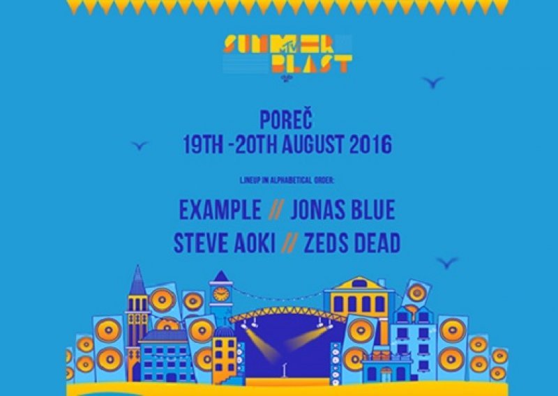 Poznata su prva imena festivala Club MTV Europe Summerblast