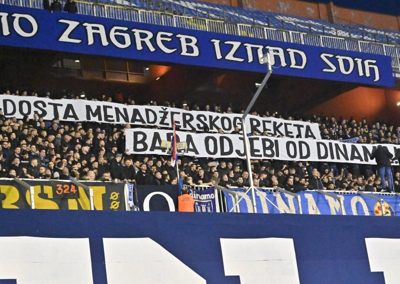 Bad Blue Boysi na utakmici Dinama poslali žestoku poruku menadžeru Josipa Brekala