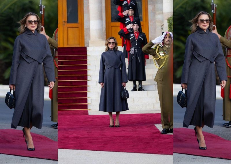 Dugo nismo vidjeli tako dobar kaput: Kraljica Rania opet modno briljira