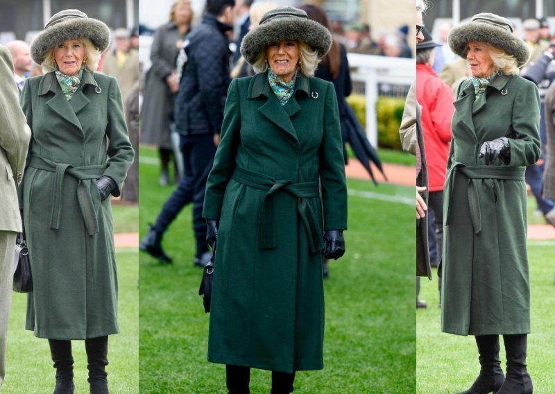 Kraljica Camilla uslijed obiteljske drame osvanula u chic kaputu i sa širokim osmijehom na licu