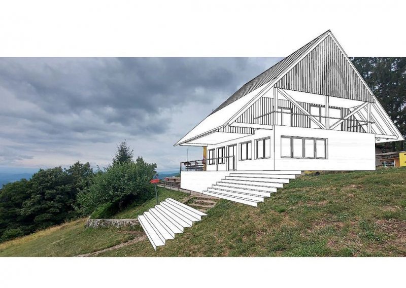 Pogledajte kako će nakon preuređenja izgledati planinarski dom na Japetiću