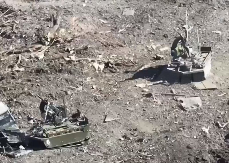 Rusi u borbi kod Avdiivke prvi put koristili robotske mini tenkove, evo detalja