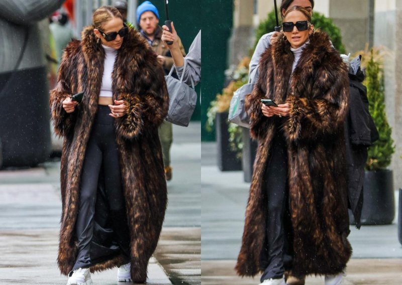 Moćno izdanje: Jennifer Lopez prošetala New Yorkom u bundi i tenisicama