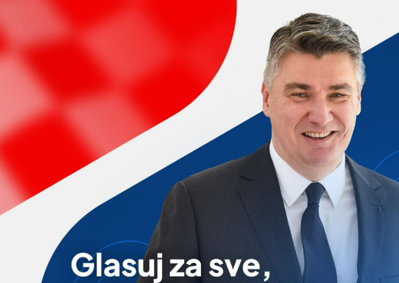 Milanović na Facebooku objavio fotografiju: Glasuj za sve, samo za HDZ* NE!