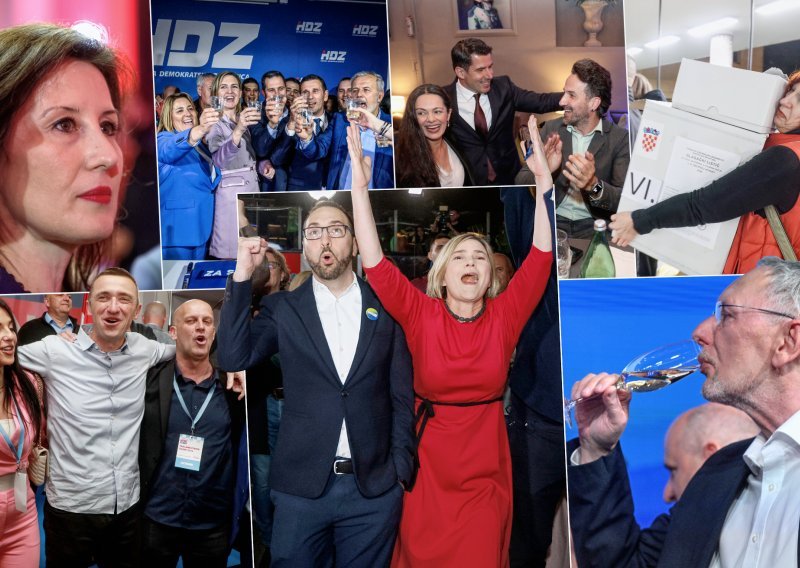 Šampanjci, plesnjaci, euforije i smrknuta lica: Ovo su fotke po kojima ćemo pamtiti izbornu noć