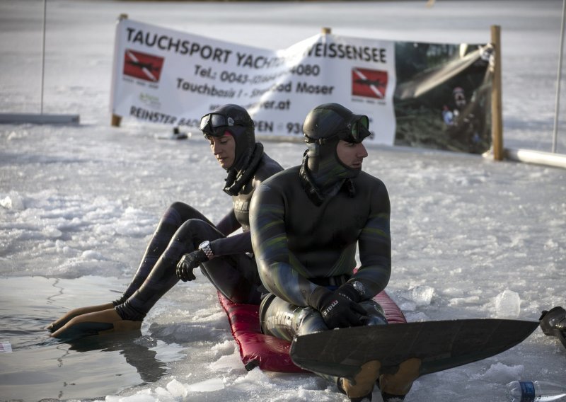 Neustrašiva Hrvatica postavila Guinnessov rekord u ronjenju na dah ispod leda!