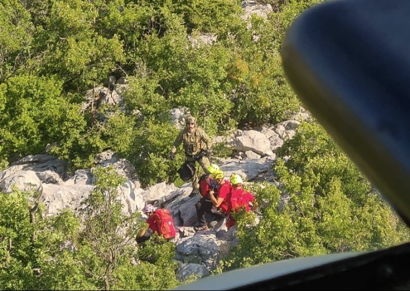 VIDEO Pogledajte snimku spašavanja osobe na Biokovu